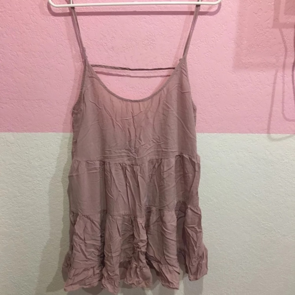 ❌SOLD❌ Pink/mauve brandy Melville jada dress